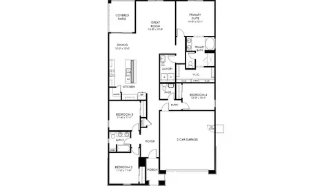 Floorplan - 10016 S Sombrero Trl, Apache Junction, AZ 85120 photo 1 of 1