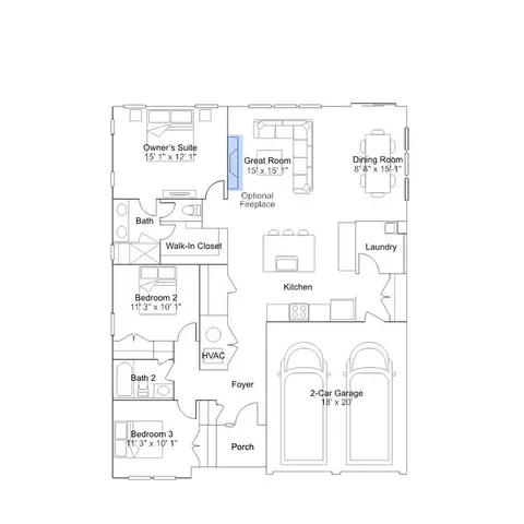 Floorplan - 2693 Marsh Elder Dr, Cambridge, MD 21613 photo 4 of 10