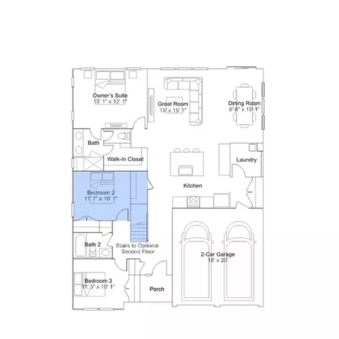 Floorplan - 2693 Marsh Elder Dr, Cambridge, MD 21613 photo 9 of 10