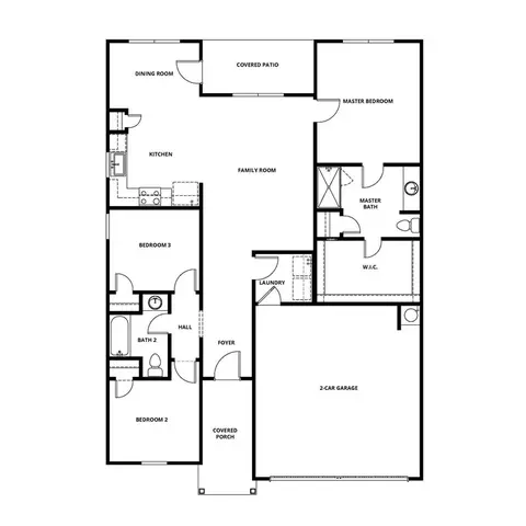 Floorplan - 16004 Tassel Br, Lytle, TX 78052 photo 1 of 1