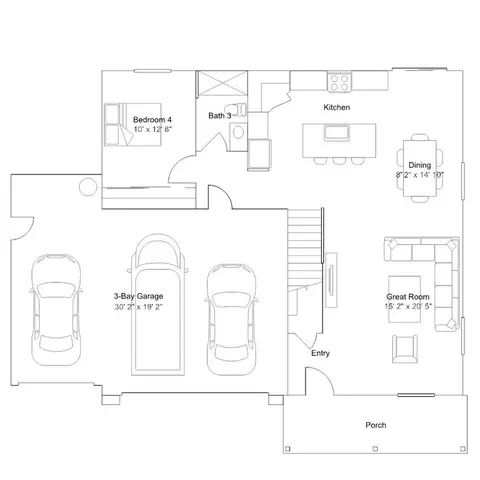 Floorplan - 1172 Cathy St, Galt, CA 95632 photo 1 of 2