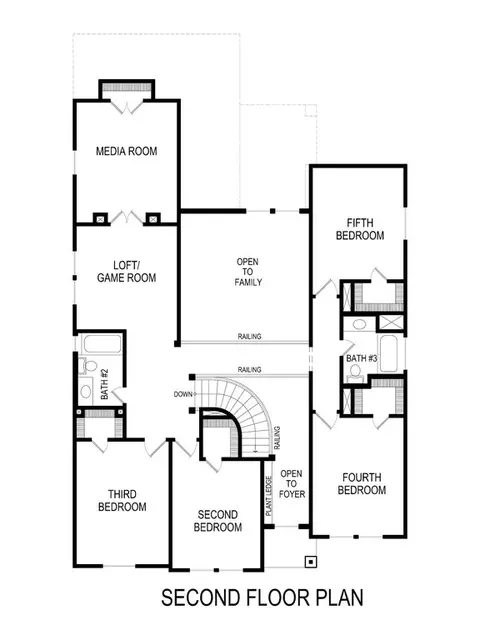 Floorplan - 12813 Cedar Ridge Trl, Rowlett, TX 75089 photo 2 of 2