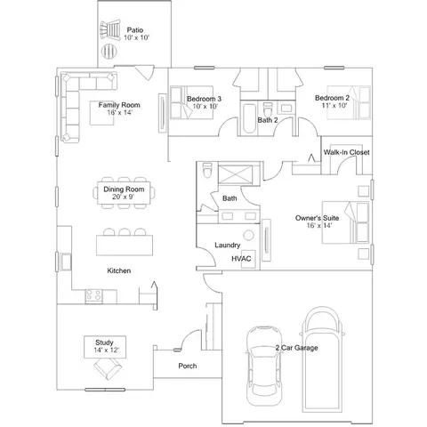Floorplan - 1314 Geranium Dr, Joliet, IL 60431 photo 1 of 2