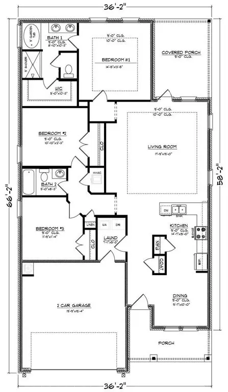 Floorplan - 1236 Provision Blvd, Mobile, AL 36608 photo 1 of 1