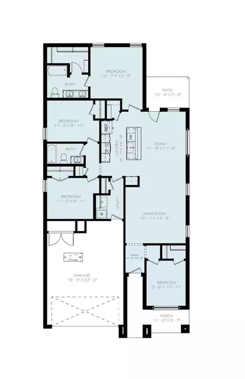 Floorplan - 6014 Viola Ave, Lubbock, TX 79407 photo 2 of 2