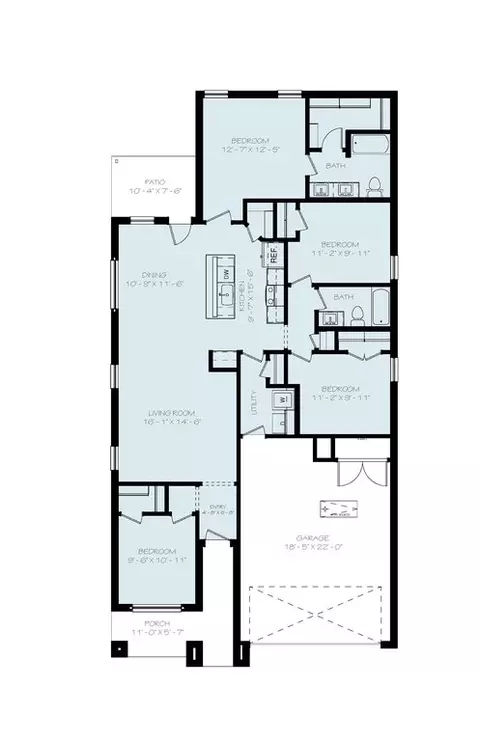 Floorplan - 6014 Viola Ave, Lubbock, TX 79407 photo 1 of 2