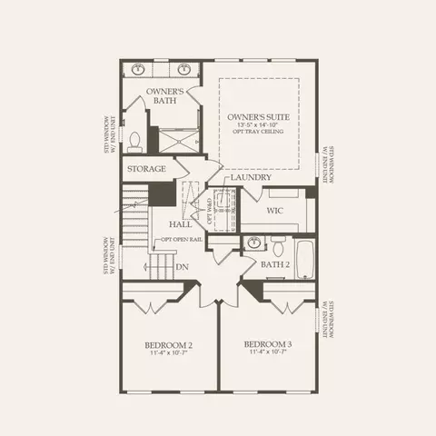 Floorplan - 2139 Grouse Ski Cir, Apex, NC 27523 photo 3 of 3