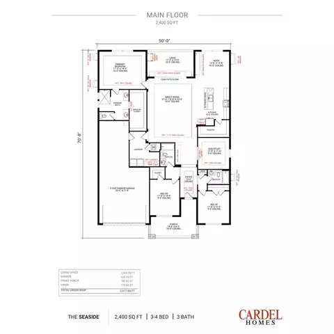 Floorplan - 4521 Flower Fields Trl, Bradenton, FL 34210 photo 1 of 2