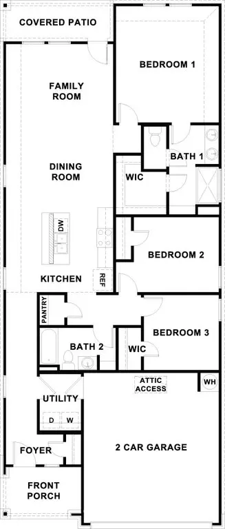 Floorplan - 2017 Arbuckle Dr, Leander, TX 78641 photo 1 of 1