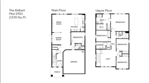 Floorplan - 5782 Granger St SE, Salem, OR 97306 photo 1 of 1