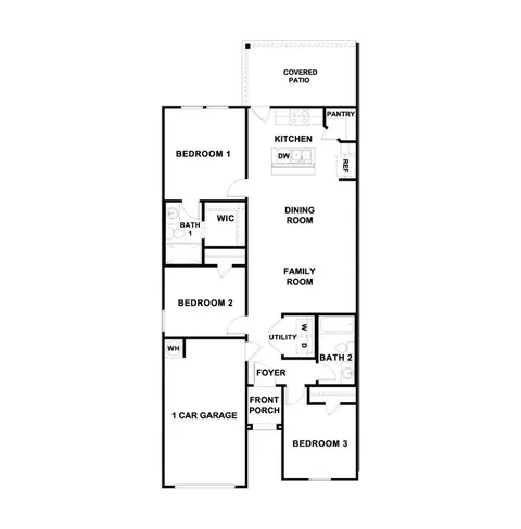 Floorplan - 314 Arnold Loop, Uhland, TX 78640 photo 1 of 1