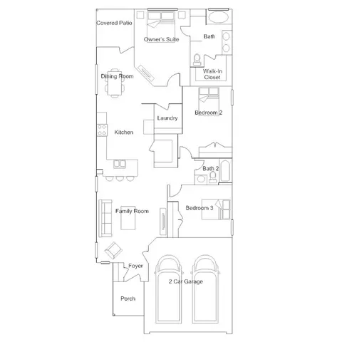 Floorplan - 624 Grand View Rd, Georgetown, TX 78628 photo 1 of 1