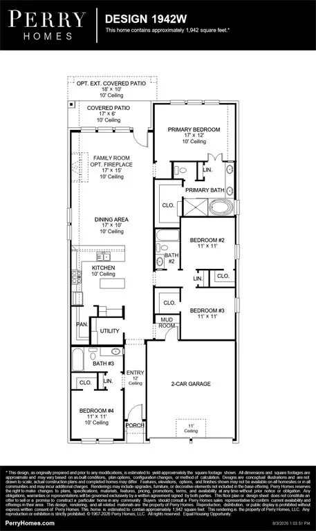 Floorplan - 2618 Brooklyn St, Forney, TX 75126 photo 1 of 1