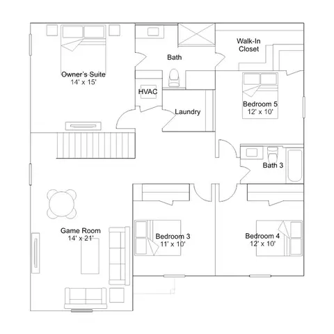 Floorplan - 2622 Lasso Loop, Eagle Lake, FL 33839 photo 2 of 2