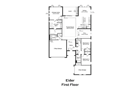 Floorplan - 8308 Golden Beach Ct, Parrish, FL 34219 photo 1 of 5