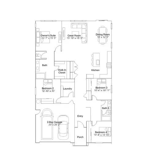 Floorplan - 27188 Xaphoon Ct, Menifee, CA 92585 photo 1 of 2