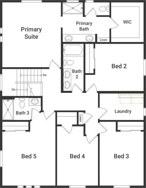 Floorplan - 1880 E Slick Rock Way, Eagle Mountain, UT 84005 photo 1 of 3