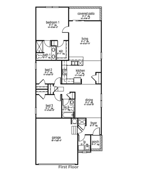Floorplan - 154 Ruby Prince Rd, Gilbert, SC 29054 photo 1 of 1