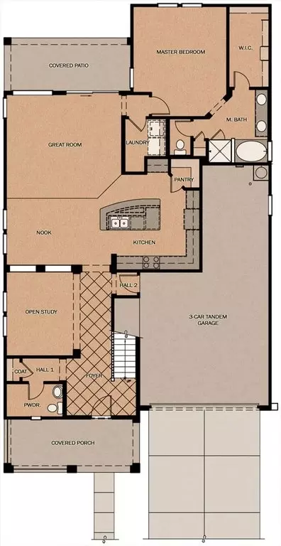 Floorplan - 4260 E Jones St, Gilbert, AZ 85296 photo 1 of 1
