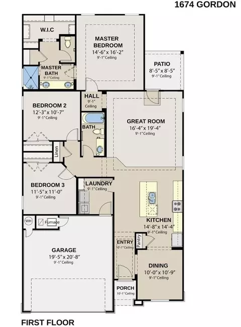 Floorplan - 1219 Saddle Ct, Raymore, MO 64083 photo 1 of 1