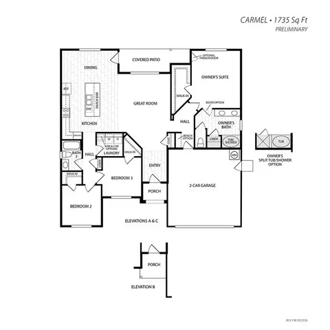 Floorplan - 1629 W Sable Pl, Hanford, CA 93230 photo 1 of 1