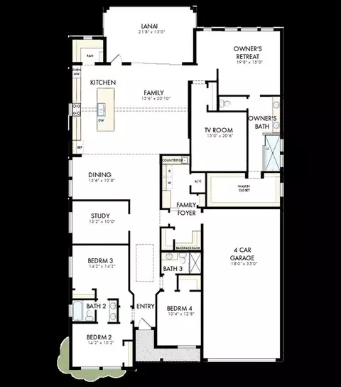 Floorplan - 17866 Foxtail Loop, Venice, FL 34293 photo 1 of 1