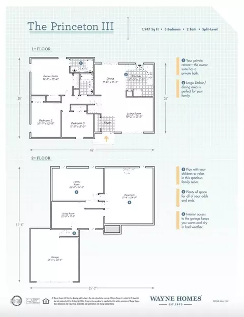 Floorplan - 3859 Eastern Rd, Norton, OH 44203 photo 1 of 1