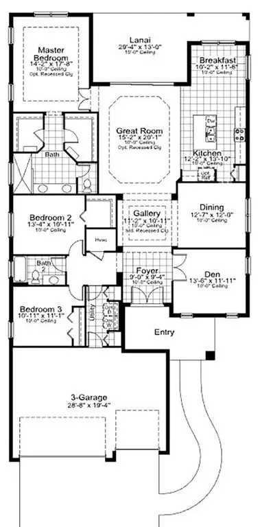 Floorplan - 13427 Old Creek Ct, Parrish, FL 34219 photo 1 of 1