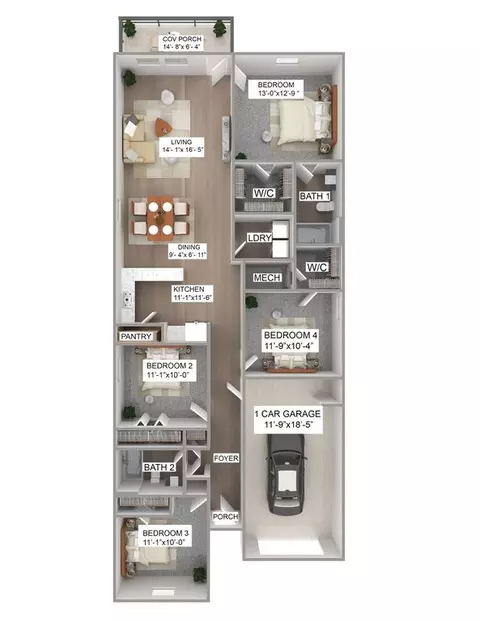 Floorplan - 35530 Evers Dr, Denham Springs, LA 70706 photo 1 of 3