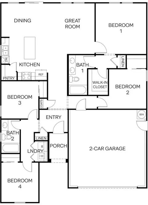 Floorplan - 4727 Alexandra Ct, Merced, CA 95348 photo 1 of 1