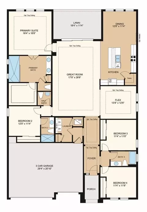 Floorplan - 5292 Goldfinch Dr, Saint Cloud, FL 34771 photo 1 of 3