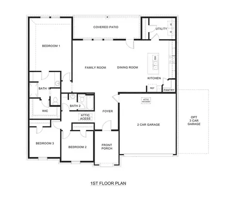 Floorplan - 3004 E Creek Fork Loop, Princeton, TX 75407 photo 1 of 1