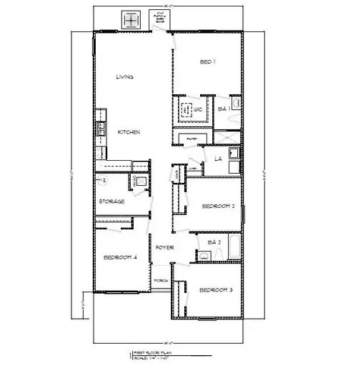 Floorplan - 6573 Firefly Dr, Milton, FL 32583 photo 1 of 1