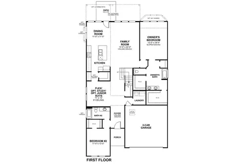 Floorplan - 1405 Snapdragon Ct, Prosper, TX 75078 photo 2 of 5