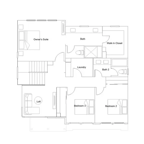 Floorplan - 1716 Grape St, Fullerton, CA 92835 photo 2 of 2