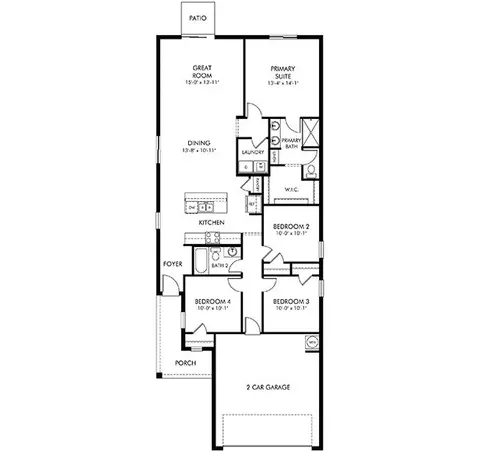 Floorplan - 11210 Bellewood Ter, Parrish, FL 34219 photo 1 of 1