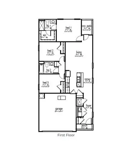 Floorplan - 129 Serenoa Dr, Guyton, GA 31312 photo 1 of 1
