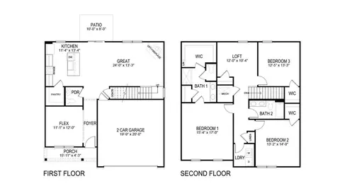 Floorplan - 7410 Irwin Oaks Rd, Corryton, TN 37721 photo 1 of 1