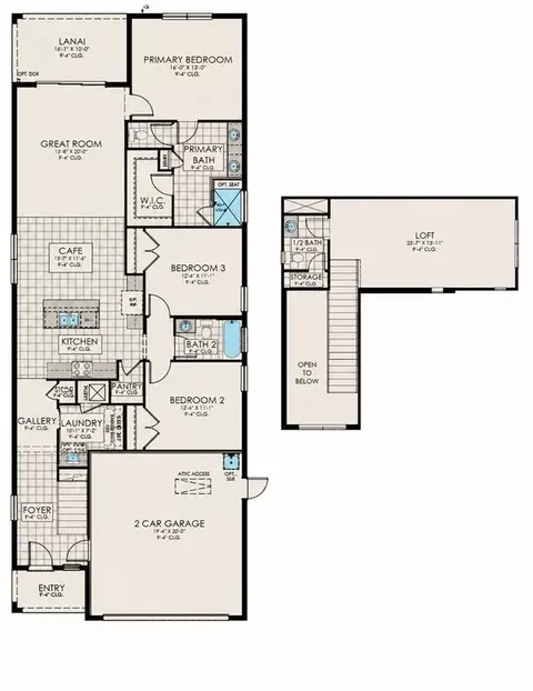 Floorplan - 9812 Palena Dr, Melbourne, FL 32940 photo 1 of 1