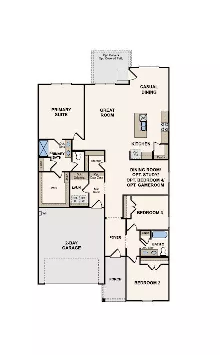 Floorplan - 16768 Needlepoint Dr, Conroe, TX 77302 photo 1 of 1