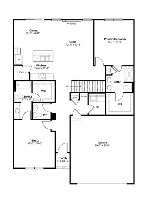 Floorplan - 8702 S 185th St, Omaha, NE 68136 photo 1 of 2