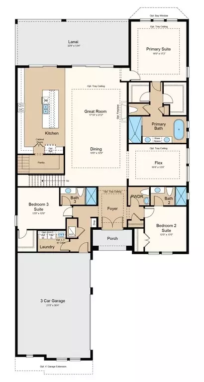 Floorplan - 19745 Sanctuary Breeze Way, Estero, FL 33928 photo 1 of 4