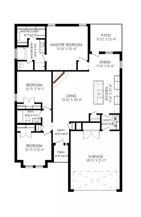 Floorplan - Undisclosed, Lubbock, TX 79407 photo 1 of 1