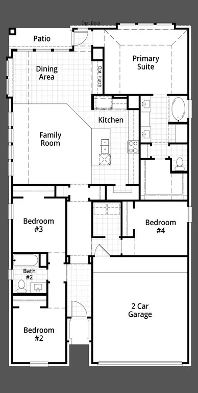 Floorplan - 317 Vale Run, Kyle, TX 78640 photo 1 of 1