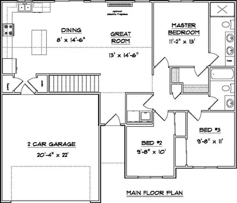 Floorplan - NE 3rd St, Ankeny, IA 50021 photo 1 of 2
