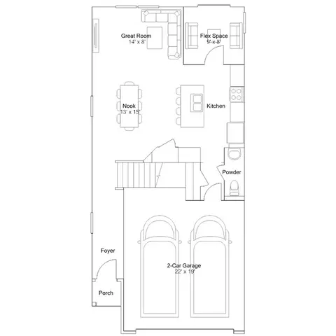 Floorplan - 7199 Honeysuckle Ct, Pendleton, IN 46064 photo 1 of 2