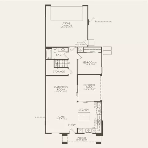 Floorplan - 809 Chinon, Irvine, CA 92618 photo 1 of 1