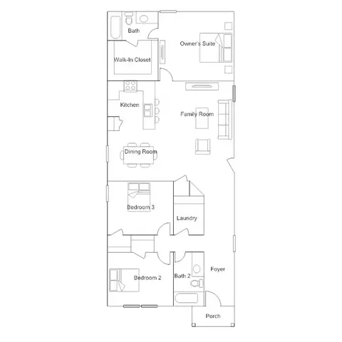 Floorplan - 165 Dreyer, Kyle, TX 78640 photo 1 of 1