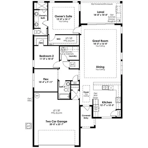 Floorplan - 5035 Shade Forest Dr, Parrish, FL 34219 photo 1 of 1