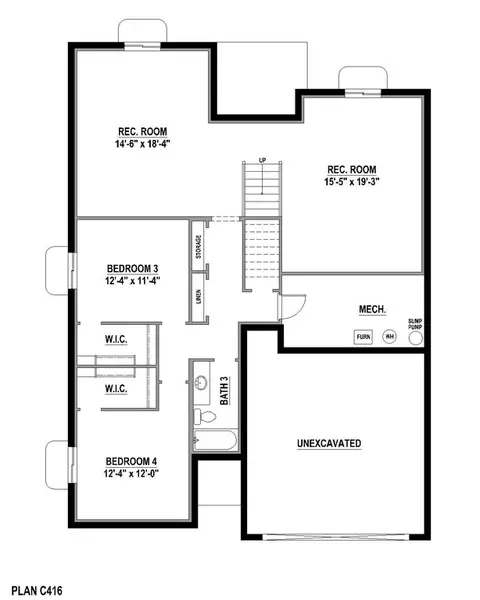 Floorplan - 2093 Falling Leaf, Windsor, CO 80550 photo 4 of 4